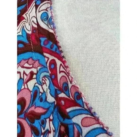 Soft Surroundings Kara Maxi Dress Size 3X Short Sleeve Paisley Tiered Skirt NWT - Picture 5 of 11